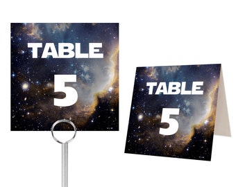 Star Wars Table Numbers, 1-30, Table Numbers Printable, Star Wars Wedding, Table Decor, Table Number Template, Seating Cards Idea