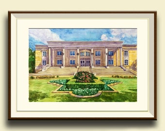Watercolor House Portrait Original Home Painting Custom House Portrait Wall Decor Custom House Illustration Gift For New Homeowner Home Art