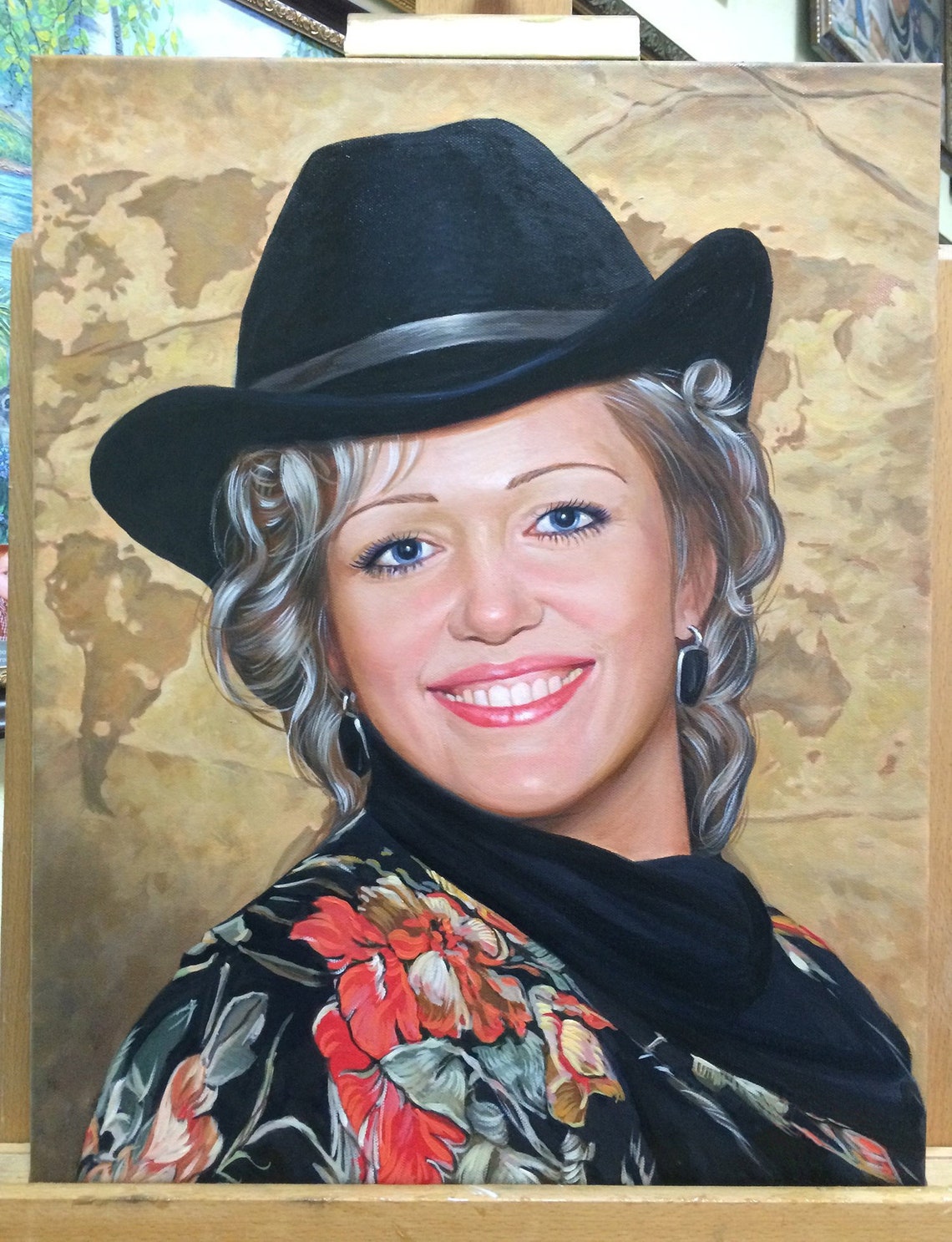 Portrait From Photo Custom Portrait Custom Oil Painting on Etsy