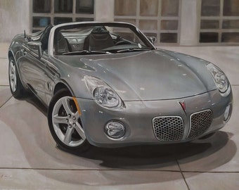 Realistic Oil Paintings of Iconic Cars - Perfect Gifts for Car Enthusiasts and Collectors