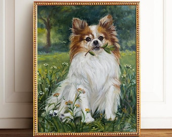 Personalisierte Tierportraits - handgemalt in Öl auf Leinwand von einem professionellen Künstler.