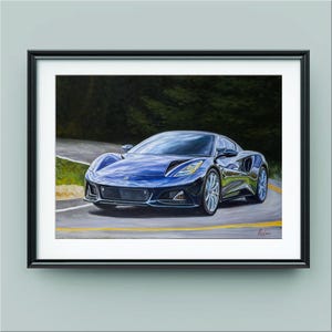Custom Oil Painting of Your Car – Personalized Classic or Modern Auto Portrait on Canvas, Hand-Painted by Professional Artist
