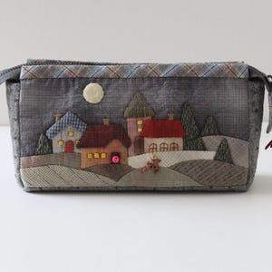 Sac cosmétique matelassé / Trousse de toilette mignonne / Organisateur de maquillage