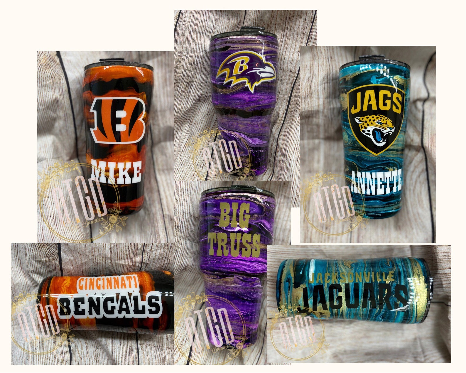 NFL Inspired Tumbler Sports Tumbler Stainless Steel Etsy