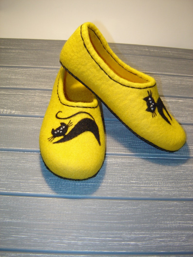 wool cat slippers