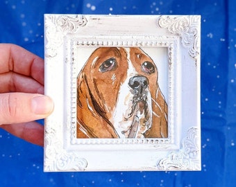 Bloodhound Dog Brooch wool Pin puppy jewellery dog stuffed animal miniature gift for her jewellery dog lover kawaii