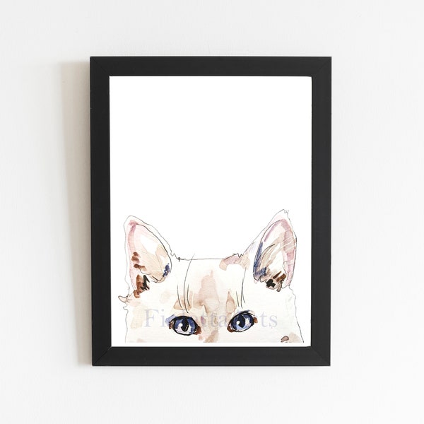 Cat Painting Etsy Israel