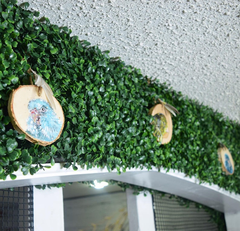 Custom Pet Bird Ornament, Wooden Pet Ornament, One of a Kind Cute Wood