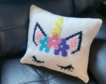 Unicorn Crochet Pillow Pattern