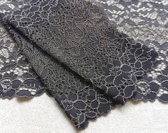 Fingerless Lace Glove. Lace Gloves In Shades of Gray. Gray Lace Gloves. Costume Gloves. Stretch Lace. Gift for Her.