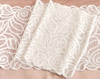 Witte veterlaarsmanchetten, beenwarmers met stretch