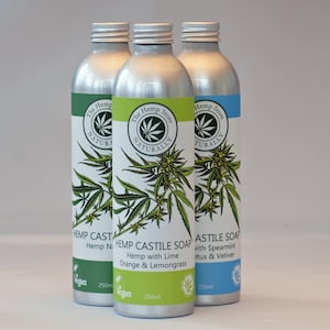 Hemp Natural Body Wash (Liquid Soap)