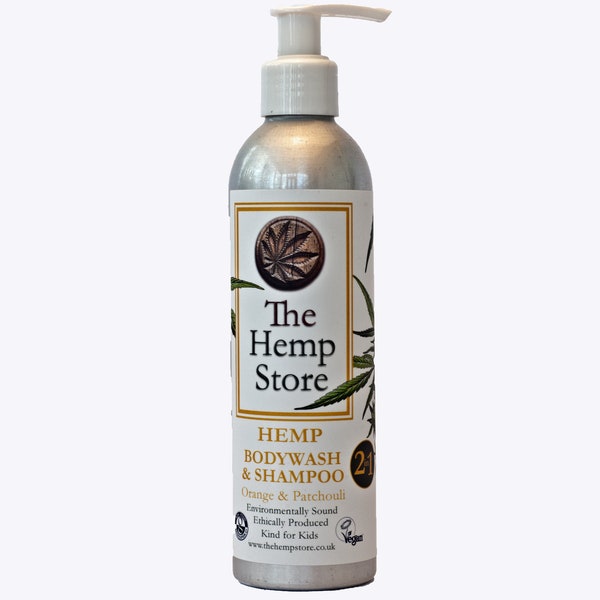 Organic Hemp 2 in 1 Shampoo/Bodywash