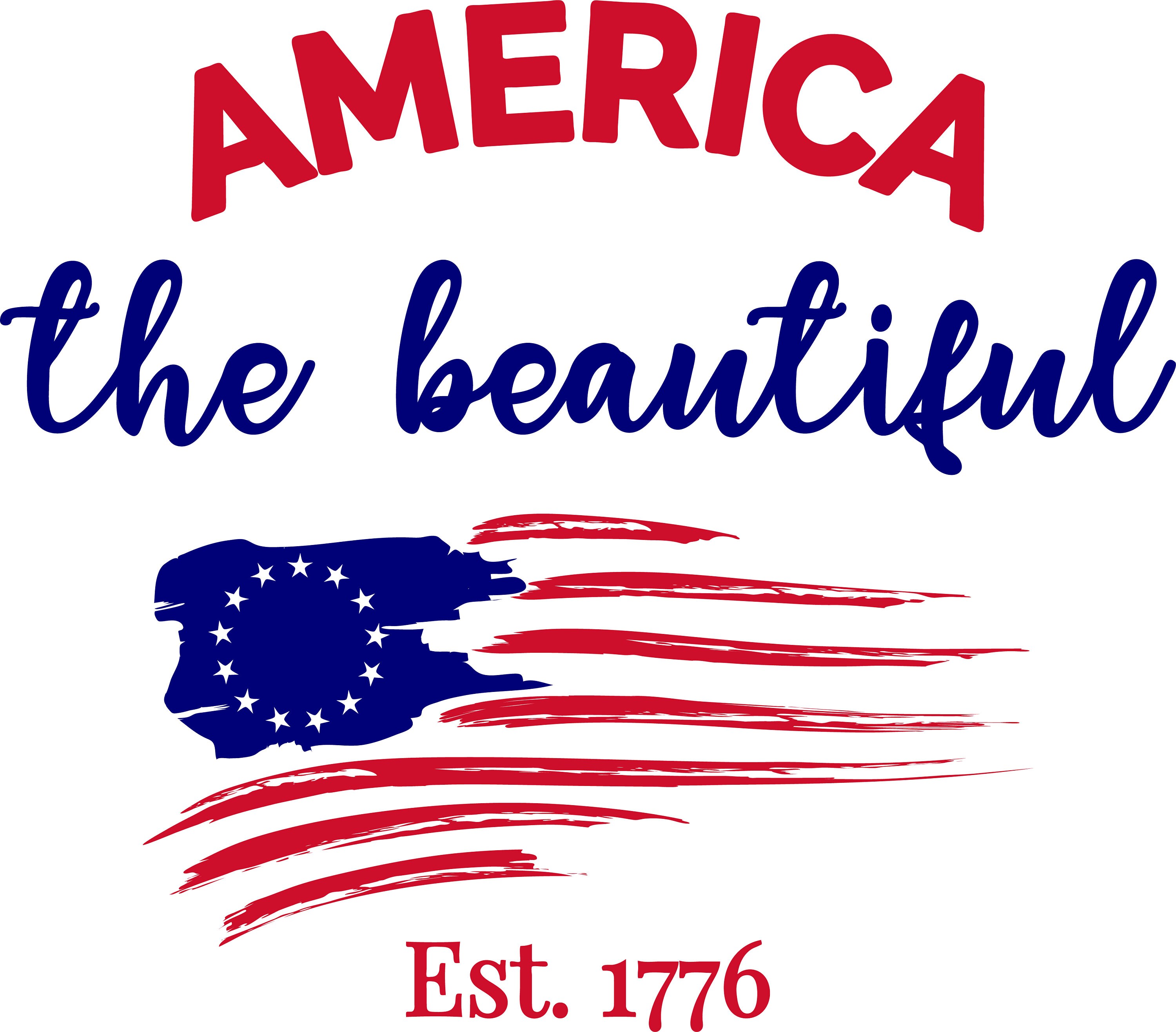 America the Beautiful Svg Png Jpg Download Etsy UK
