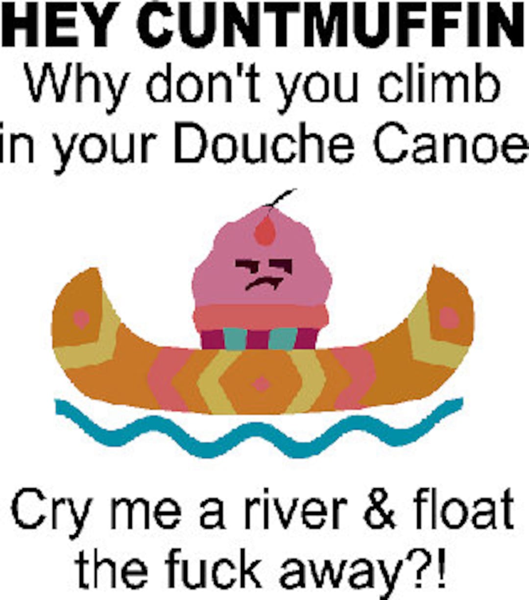 Hey Cunt muffin svg clipart digital download Etsy España