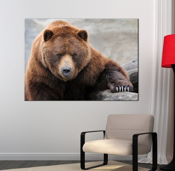 CANVAS Grizzly Bear 2 Art print POSTER