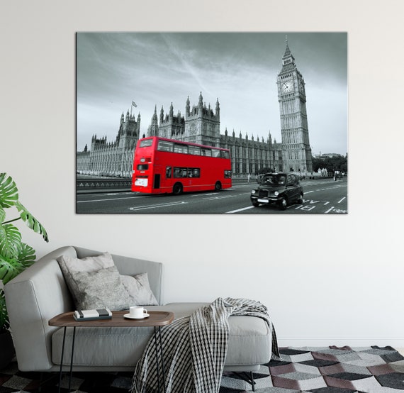Big Ben over the bridge Canvas wall Art prints high quality great value