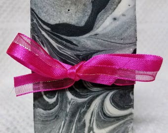 ORGANIC Soap — CHARCOAL SOAP / Handmade Soap / Natural Soap / Artisanal Soap / Acne Soap / Activated Charcoal / Tea Tree Oil / Bar Soap