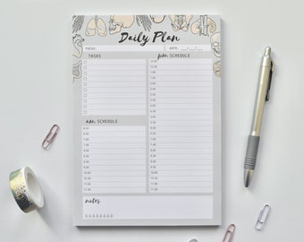 Anatomical | A5 Daily Planner Pad | Daily Planner - Desk Pad - Gifts for medical -Organiser - Weekly Planner - Notepad - Memo Pad - Schedule