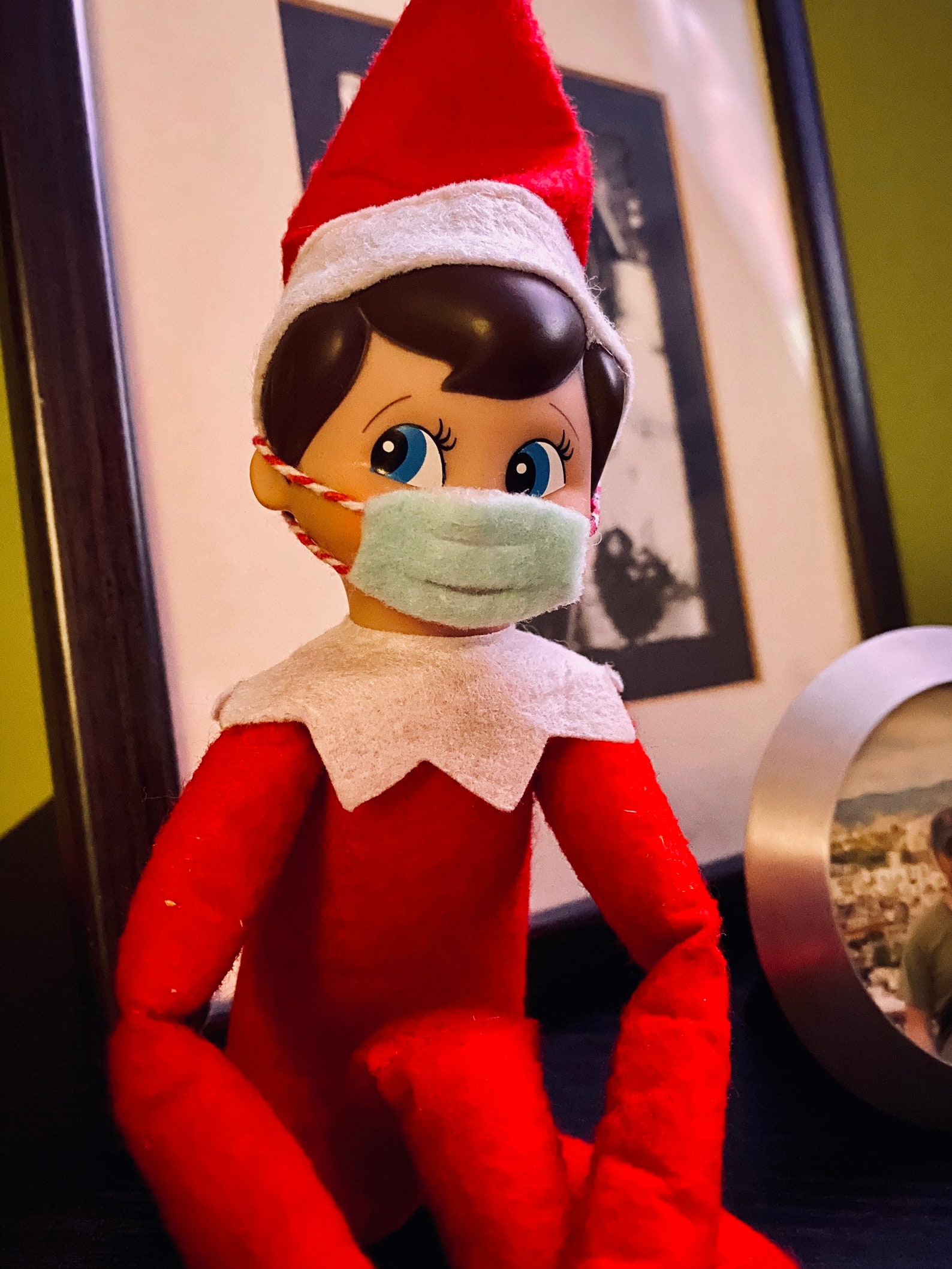 Elf on the Shelf MASK 2020 Elf Mask Elf on the Shelf Etsy