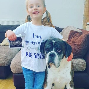 Im going to be a big sister - new baby announcement - sibling - new sister gift - pregnancy announcement - sister reveal