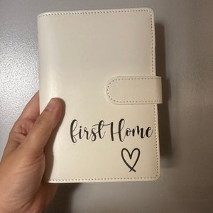 Budget ring binder - A6 first home savings planner - cash stuffing folder - organiser - financial binder - cash envelopes - tracker