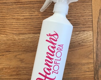 Personalised zoflora bottle - custom cleaning spray bottle - mrs hinch