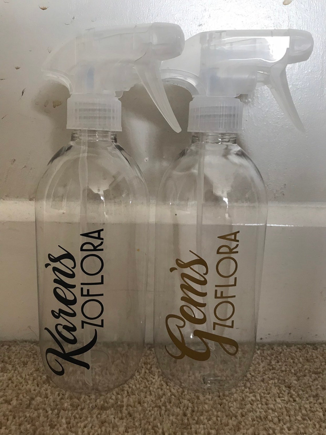 Personalised Zoflora Bottle Custom Cleaning Spray Bottle Etsy