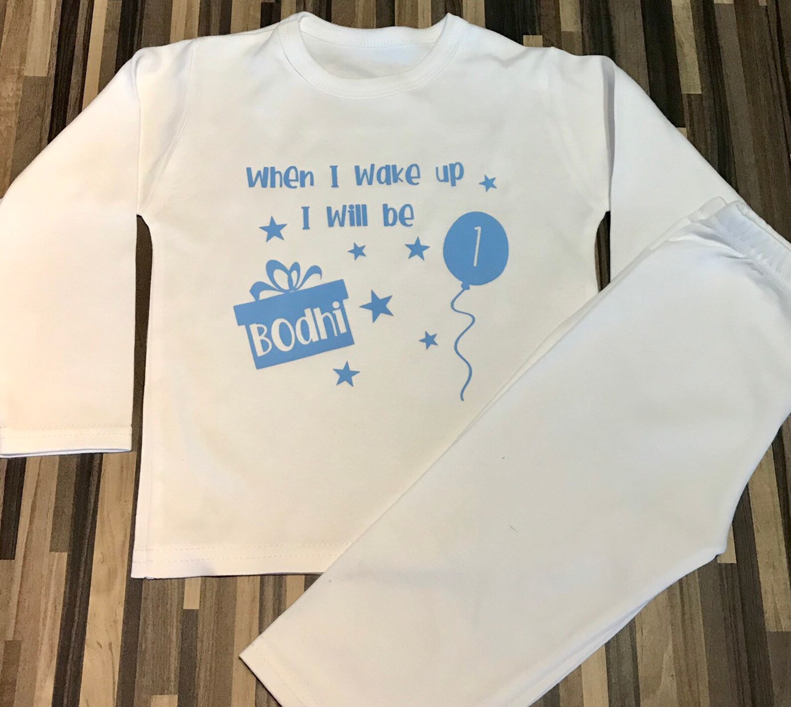 First birthday pjs when I wake up I will be 1 pyjamas Etsy