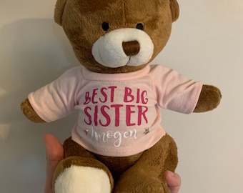 Big brother - big sister - sibling new baby gift - best big brother - best big sister