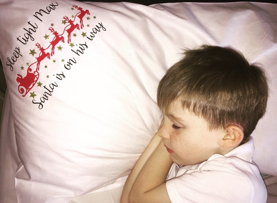 Pillowcase Christmas Eve Pillow Case Christmas Eve Box Santa Pillow