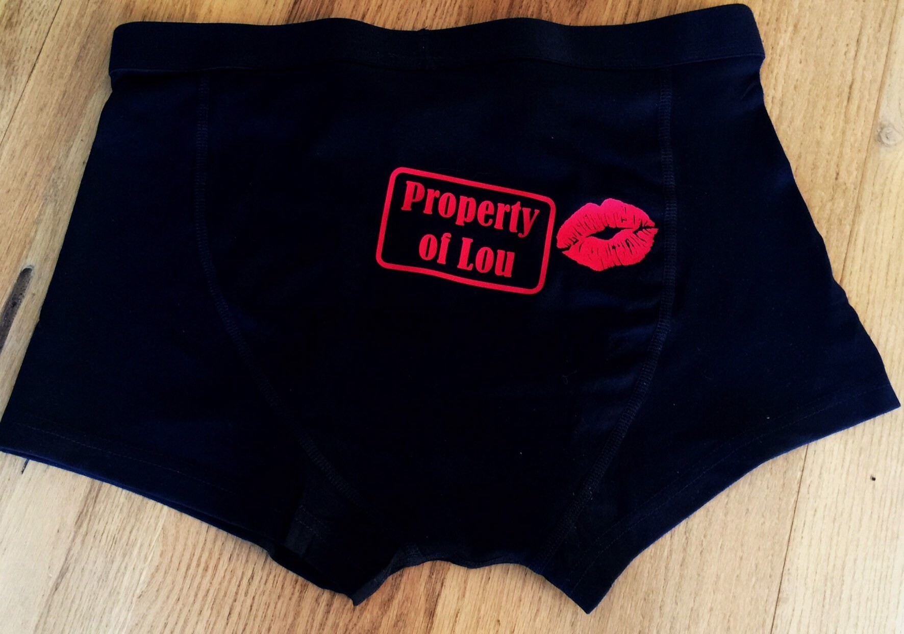 Image of Property Of Boxers - Valentines Day Gift Novelty Pants Boyfriend Husband Groom