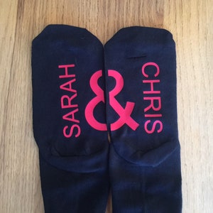 Liebessocken - Paarsocken - Hochzeitsgeschenk - Jahrestag - Valentinstagssocken - Valentinstagssocken - personalisierte Paarsocken - Geheimsocken