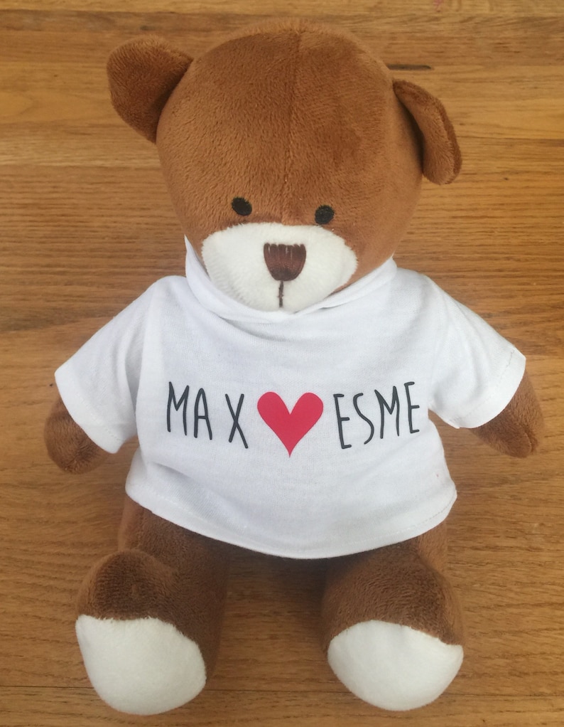 personalised valentines teddy bear