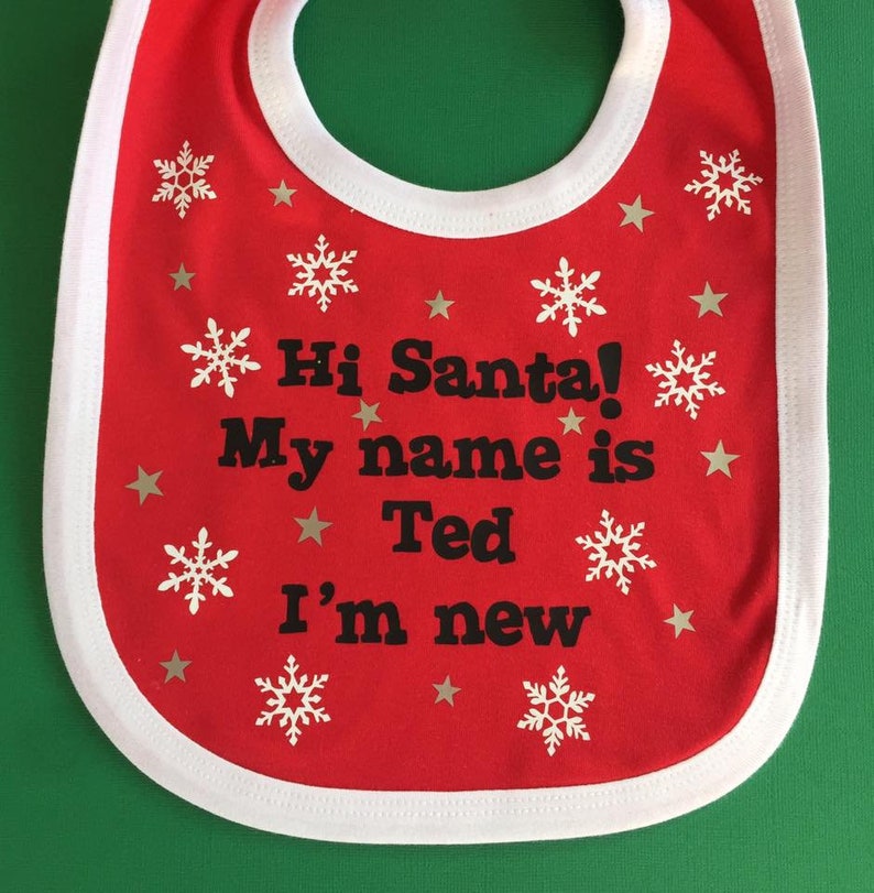 1st christmas bib