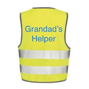 Kids high vis vest construction kids fancy dress construction costume image 4