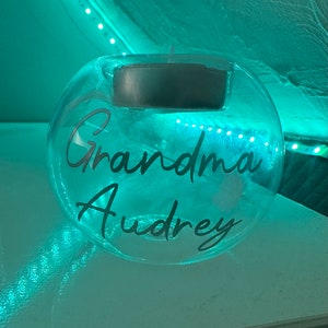 remembrance memorial tea light holder with name personalised with feather