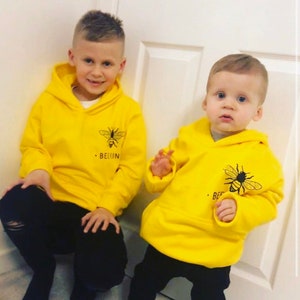 Be Kind Yellow Sweatshirt Etsy UK