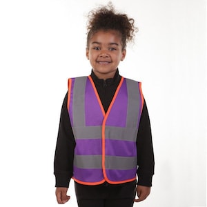 Kids high vis vest construction kids fancy dress construction costume image 8