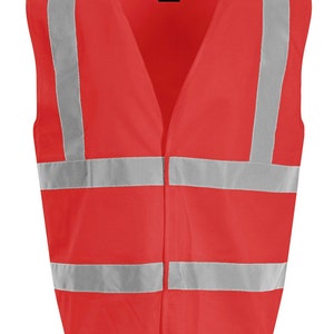 Kids high vis vest construction kids fancy dress construction costume image 9