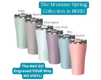 NEW!  The Brumate Spring Collection is Finally Here!  Have it Personalized Your Way!  Engraved | No Viny