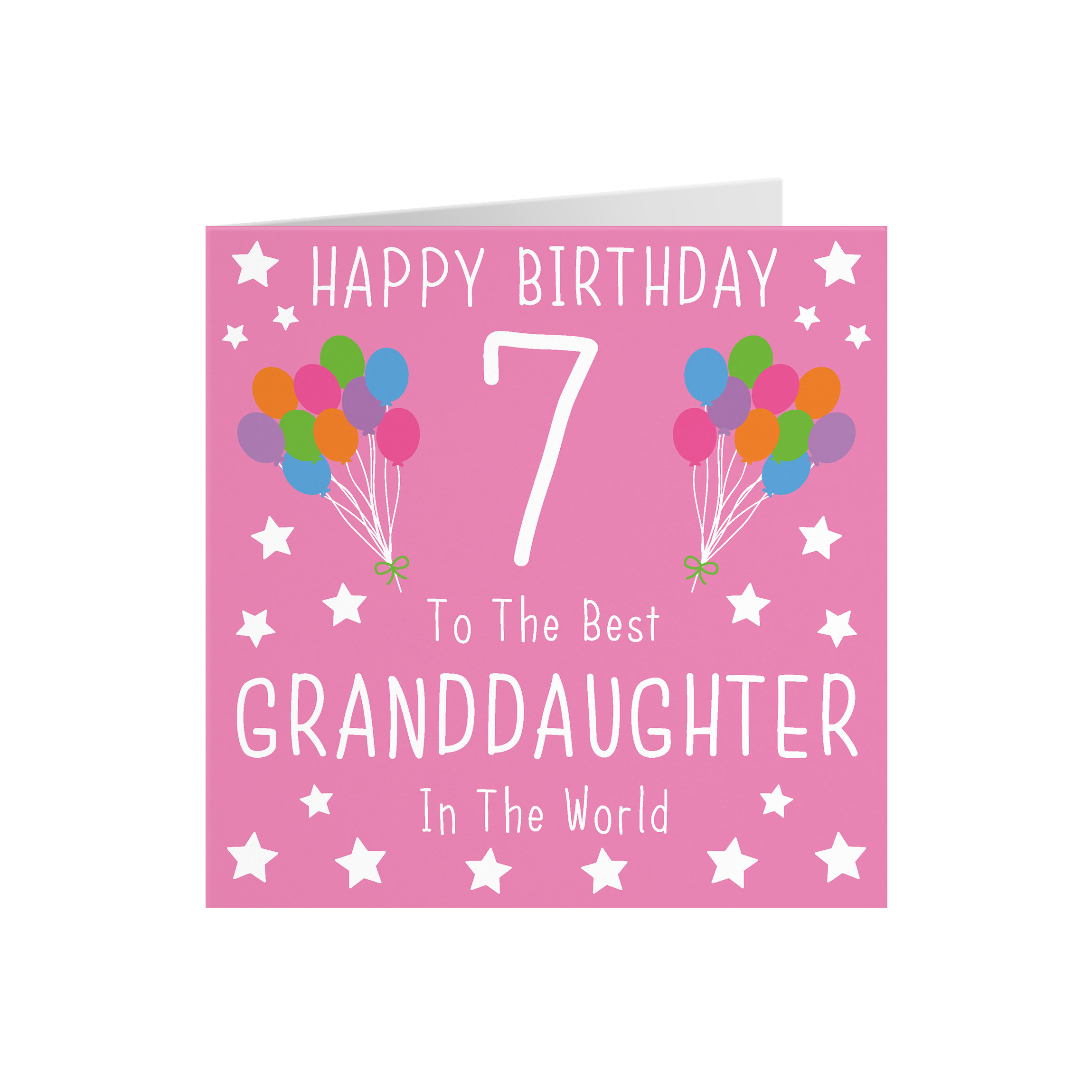 Granddaughter 7th Birthday Card Happy Birthday 7 To The | Etsy