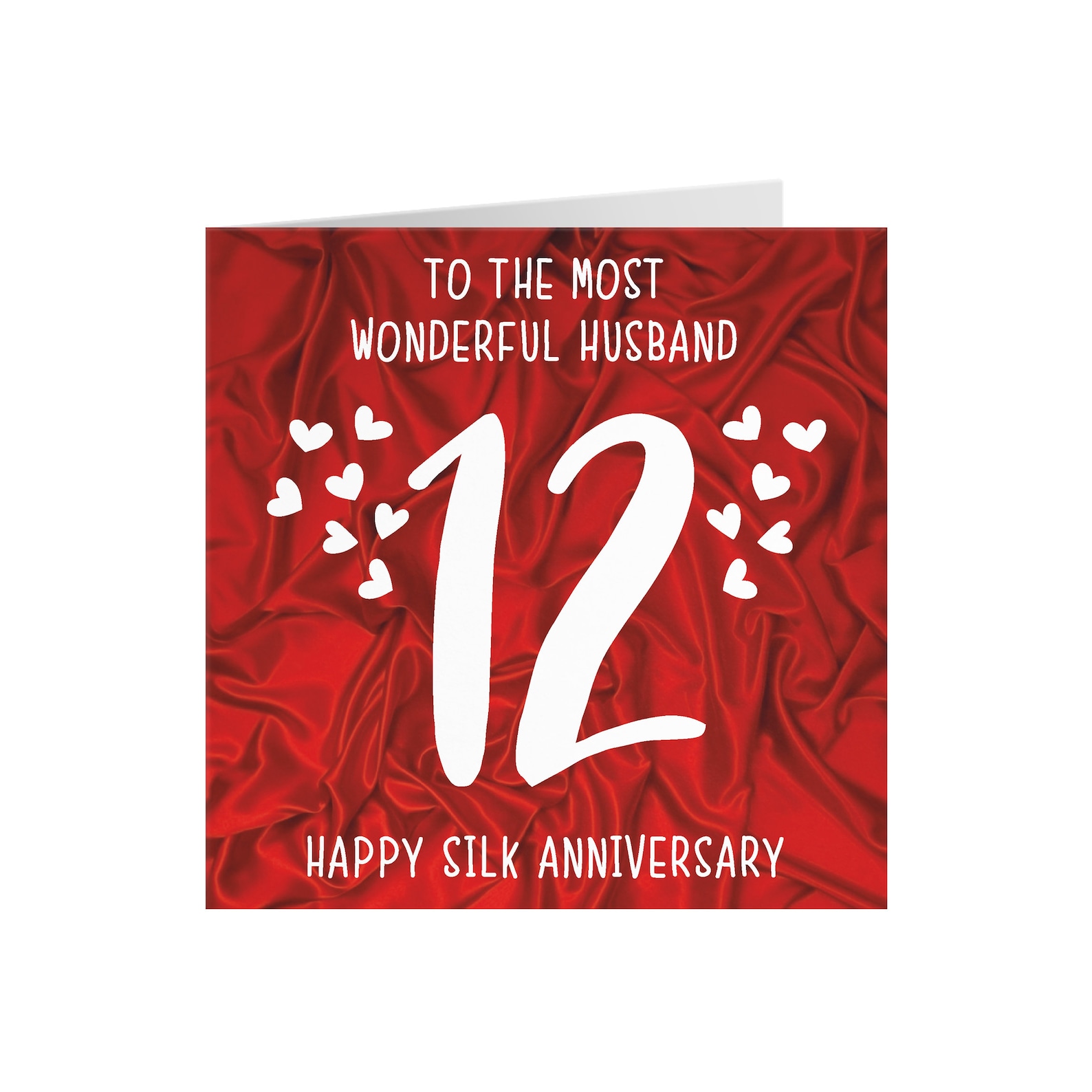 Husband 12th Anniversary Card to the Most Wonderful Husband Etsy UK