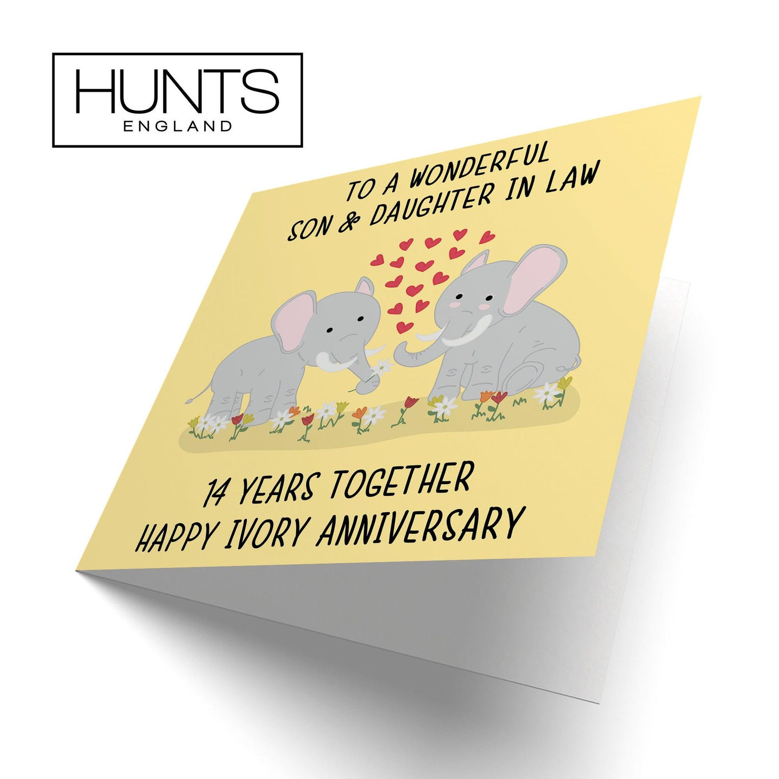 Son and Daughter in Law 14th Anniversary Card - to A Wonderful Son ...