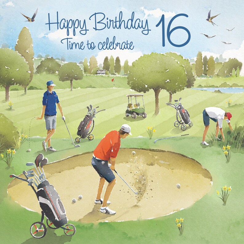 Hunts England Biglietto di auguri per il 16° compleanno della