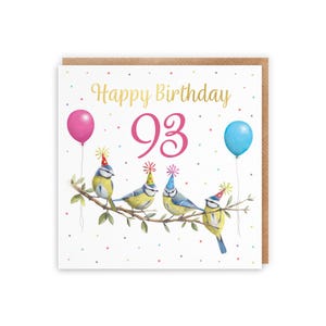 Joycard 93rd Birthday Card For Women Men, 3D Pop Up Happy Birthday Gift...