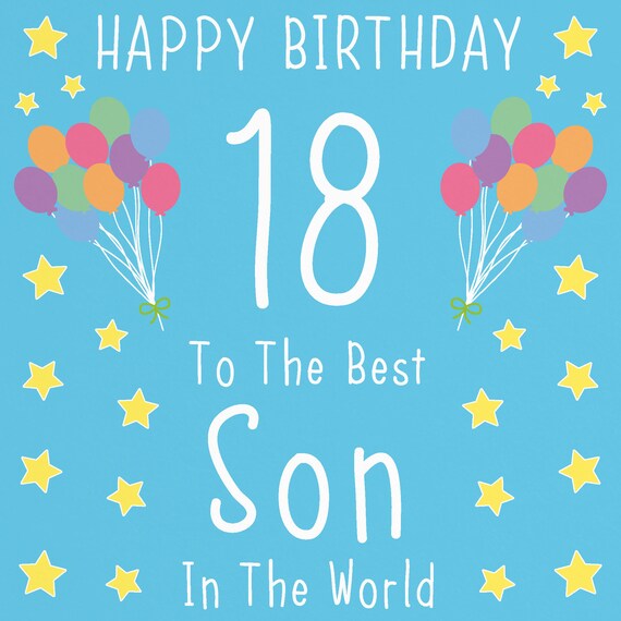 Happy 18th Birthday Son Images