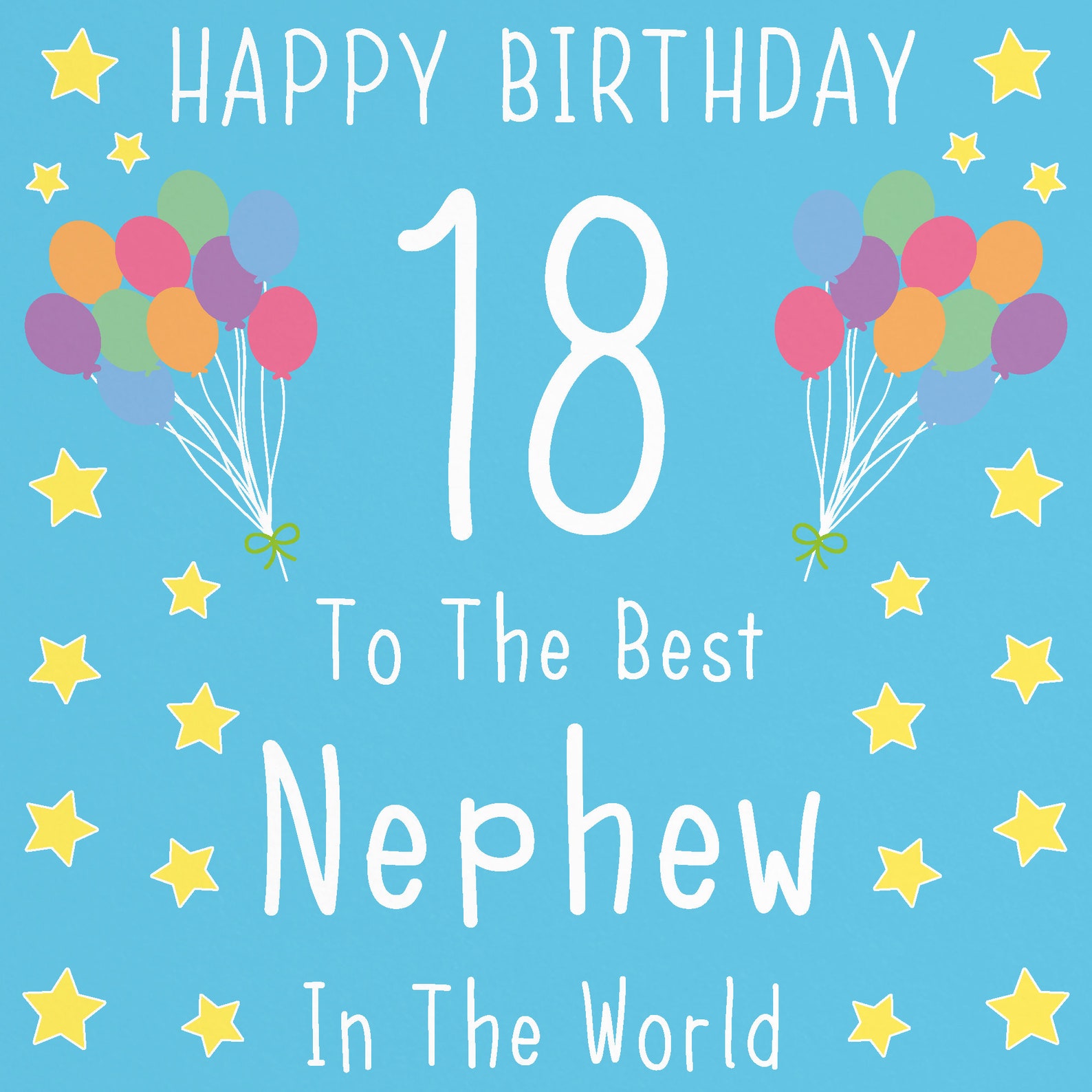 Nephew 18th Birthday Card Happy Birthday 18 to the Best - Etsy