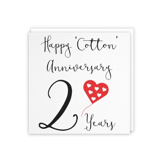 Second wedding anniversary deals