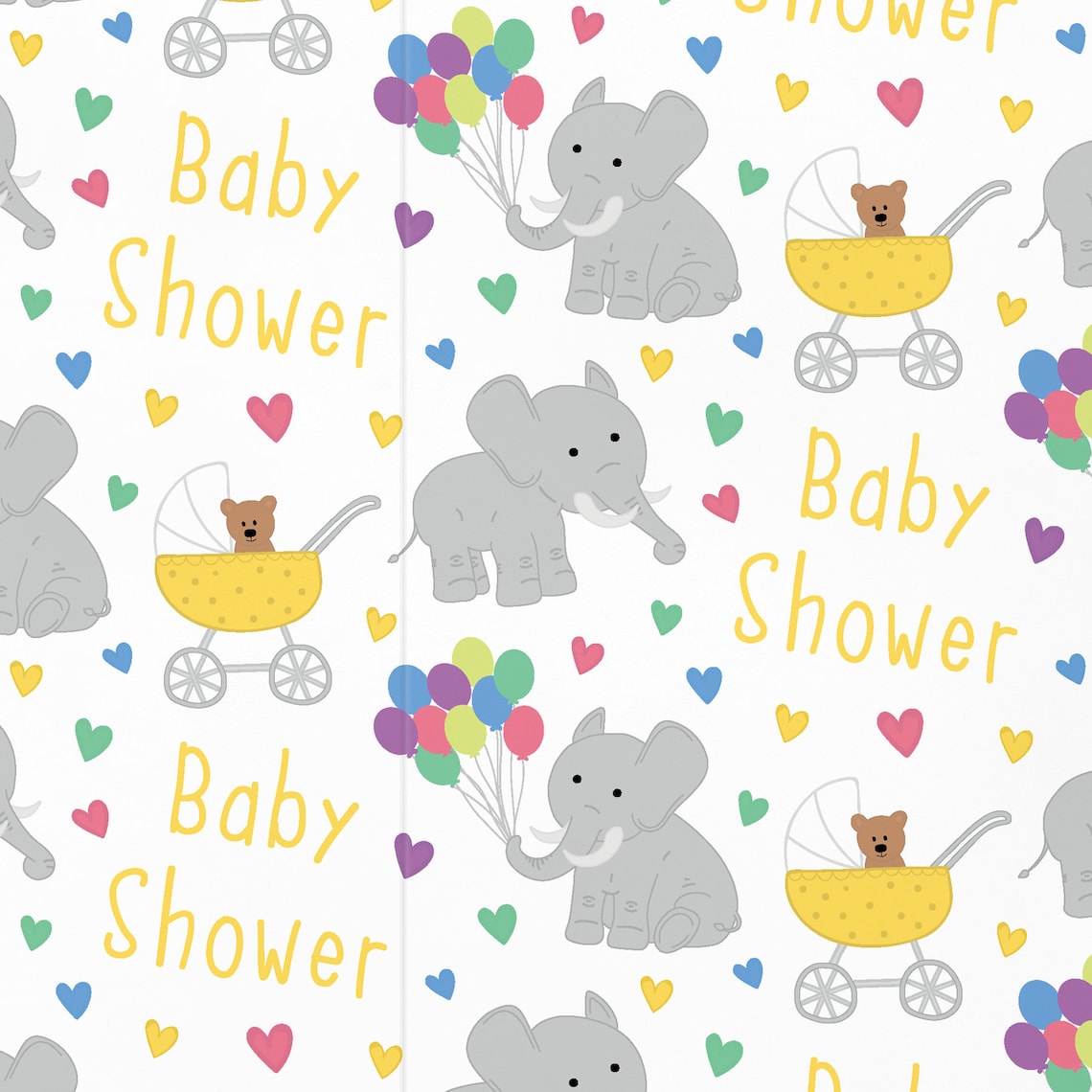Baby Shower Wrapping Paper Card Factory at Anh Knox blog